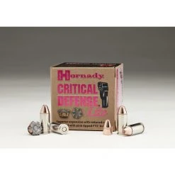 Hornady 9mm Defense Lite Ammunition, 25-Count, 90240