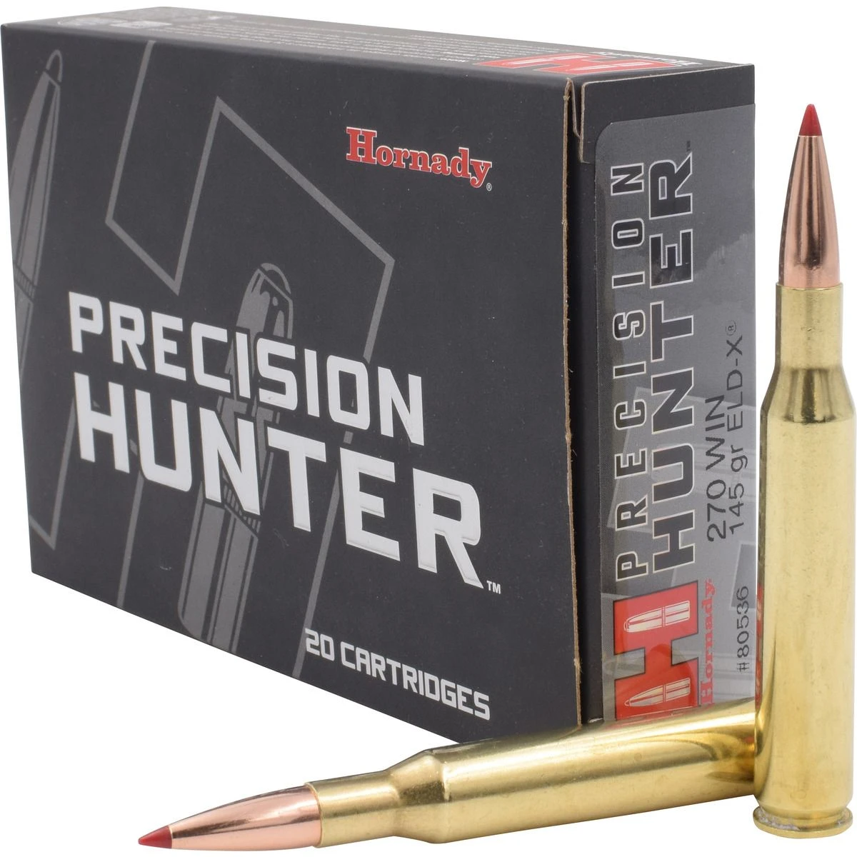 Hornady 270 Win Precision Hunter Rifle Ammunition, 20-Count, 80536 3 Hornady 270 Win Precision Hunter Rifle Ammunition, 20-Count, 80536