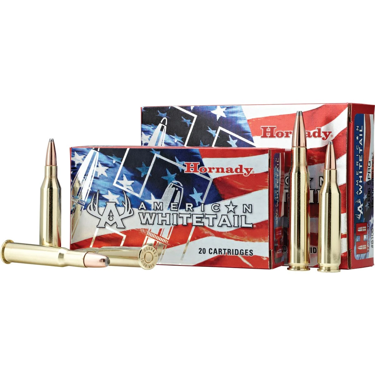 Hornady 30-30 Win American Whitetail Interlock Rifle Ammunition, 20-Count, 80801 3 Hornady 30-30 Win American Whitetail Interlock Rifle Ammunition, 20-Count, 80801
