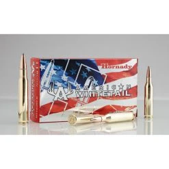 Hornady 7mm-08 Rem American Whitetail Interlock Ammunition, 20-Count, 8057