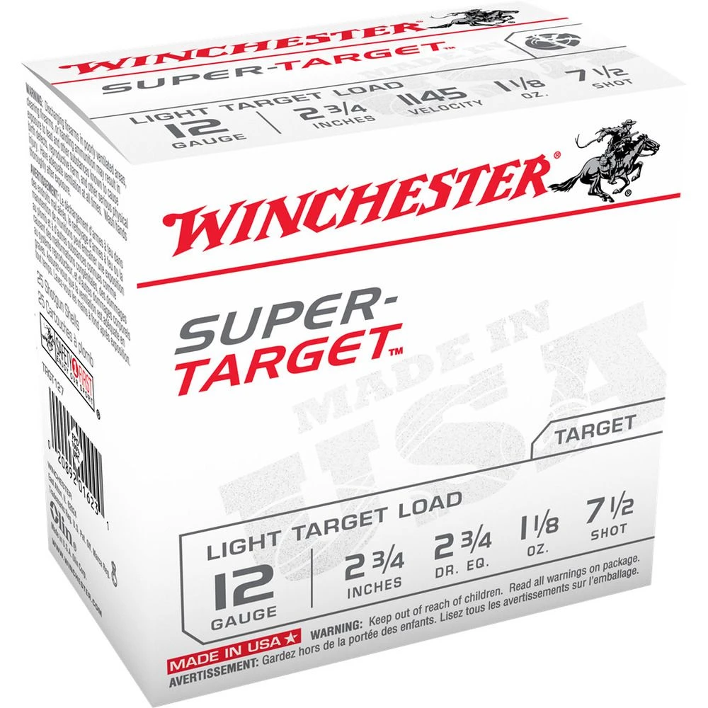 Winchester 12 Gauge - Light Target Load, 25-Round, TRGT127 3 Winchester 12 Gauge - Light Target Load, 25-Round, TRGT127