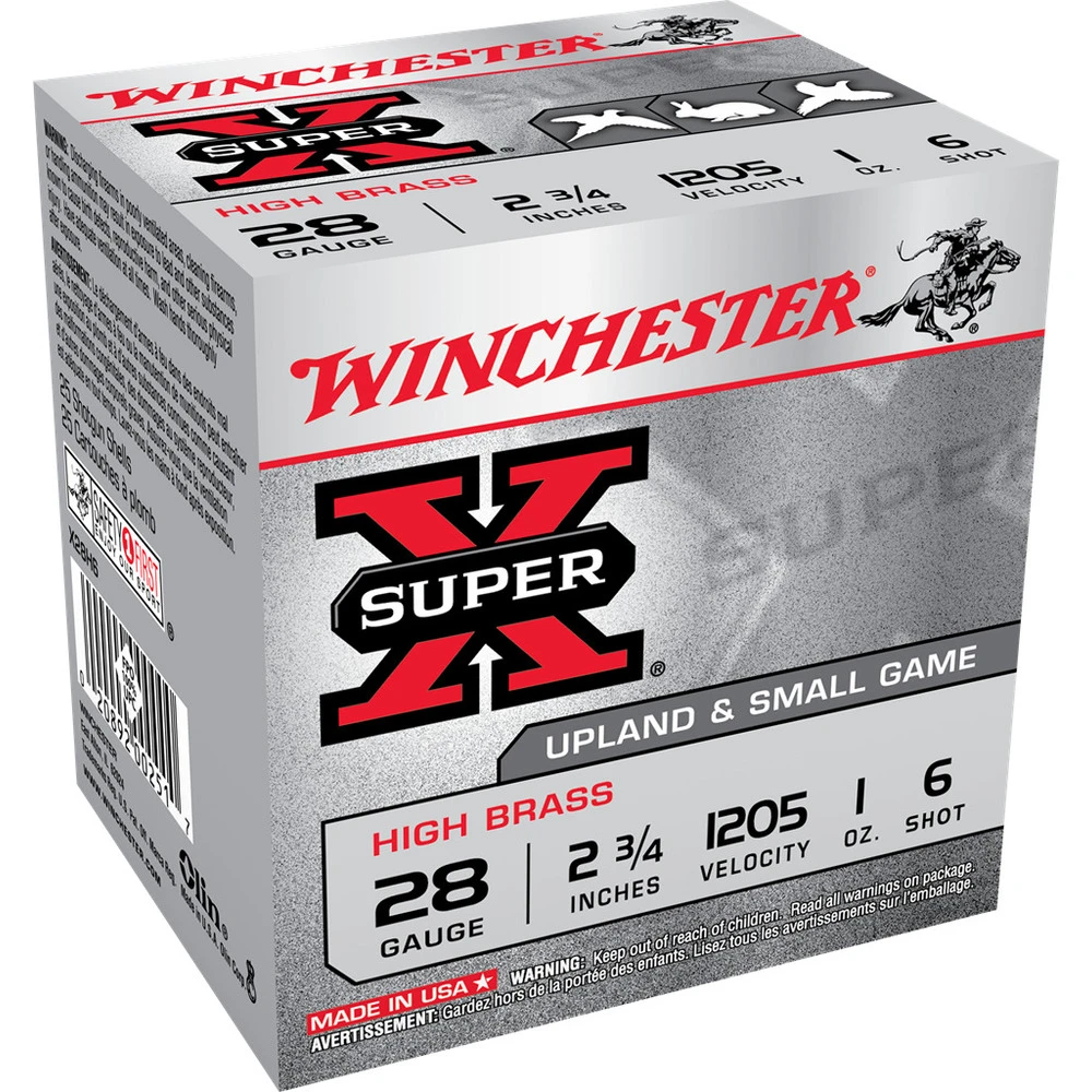 Winchester 28 Gauge - High Brass Ammo, 25-Round, X28H6 3 Winchester 28 Gauge - High Brass Ammo, 25-Round, X28H6