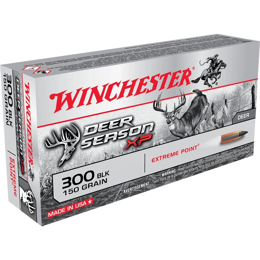 Winchester 300 BLK - 150 Grain Extreme Point Ammo, 20-Round, X300BLKDS 3 Winchester 300 BLK - 150 Grain Extreme Point Ammo, 20-Round, X300BLKDS