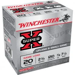 Winchester 20 Gauge - Game Load Ammo, 25-Round, XU207
