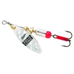 Mepps Aglia Long-Plain Treble Rainbo Scale Blade #1 (1/6 OZ), AL1 S/RS