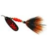 Mepps Black Fury - Dressed Treble Fluorescent Red Dot Blade with Gray/Orange Tail #5 (1/2 OZ), BF5T FL -Boat Sport Shop sftp a s assets20210526000000137