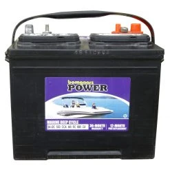Bomgaars Power Marine Battery, 140 RC, 24-DC
