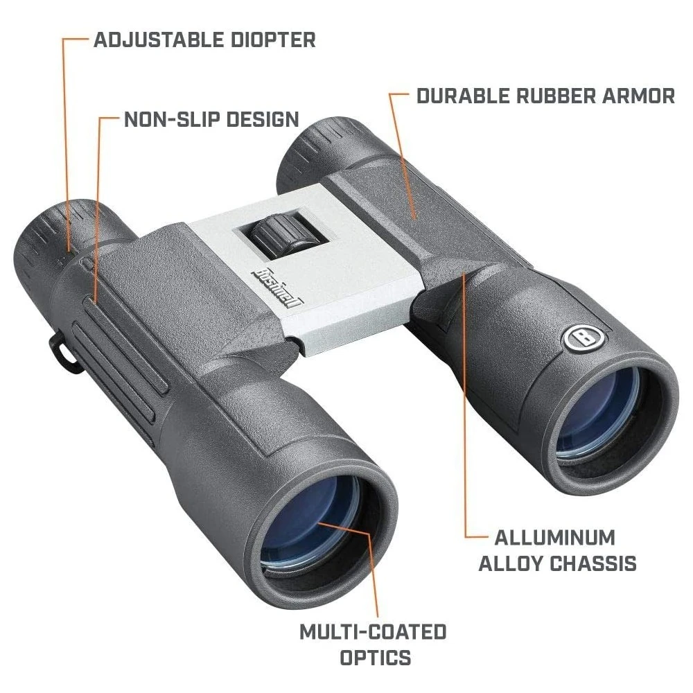 Bushnell PowerView 2 Binoculars, 16 x 32mm, PWV1632 4 Bushnell PowerView 2 Binoculars, 16 x 32mm, PWV1632 - Image 2
