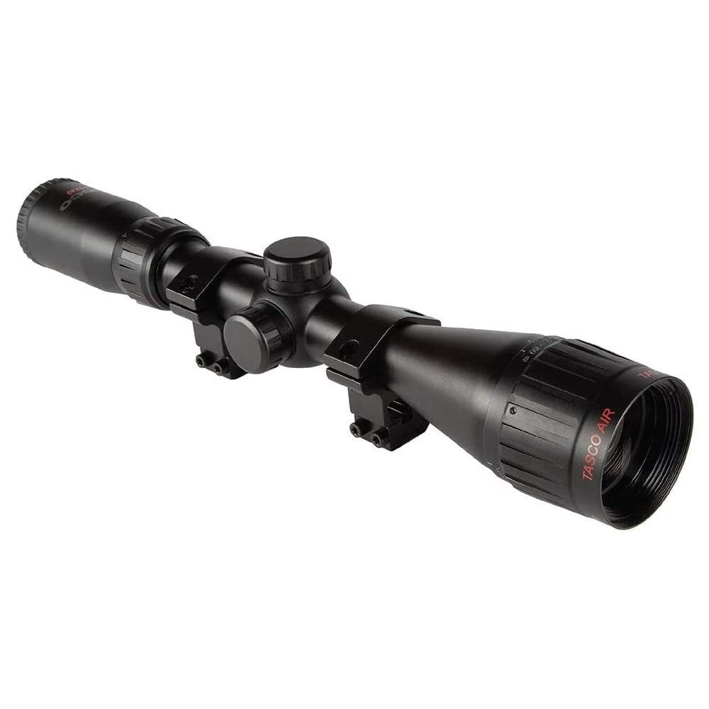 Tasco 4 X 32 AO 1 IN Tube Truplex Reticle Black Airgun Scope with Rings, TAR432 3 Tasco 4 X 32 AO 1 IN Tube Truplex Reticle Black Airgun Scope with Rings, TAR432