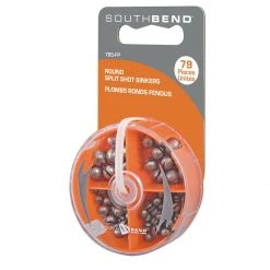 South Bend Round Split Shot Sinker Sinker Kit, 79-Piece, 323618