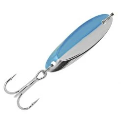 South Bend Kast-A-Way Spoon, 1/4 OZ, Chrome/Blue, 326801