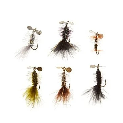 Pistol Pete Trout Fly Assortment Fishing Lures, Size 10, 6-Pack, 663609 3 Pistol Pete Trout Fly Assortment Fishing Lures, Size 10, 6-Pack, 663609