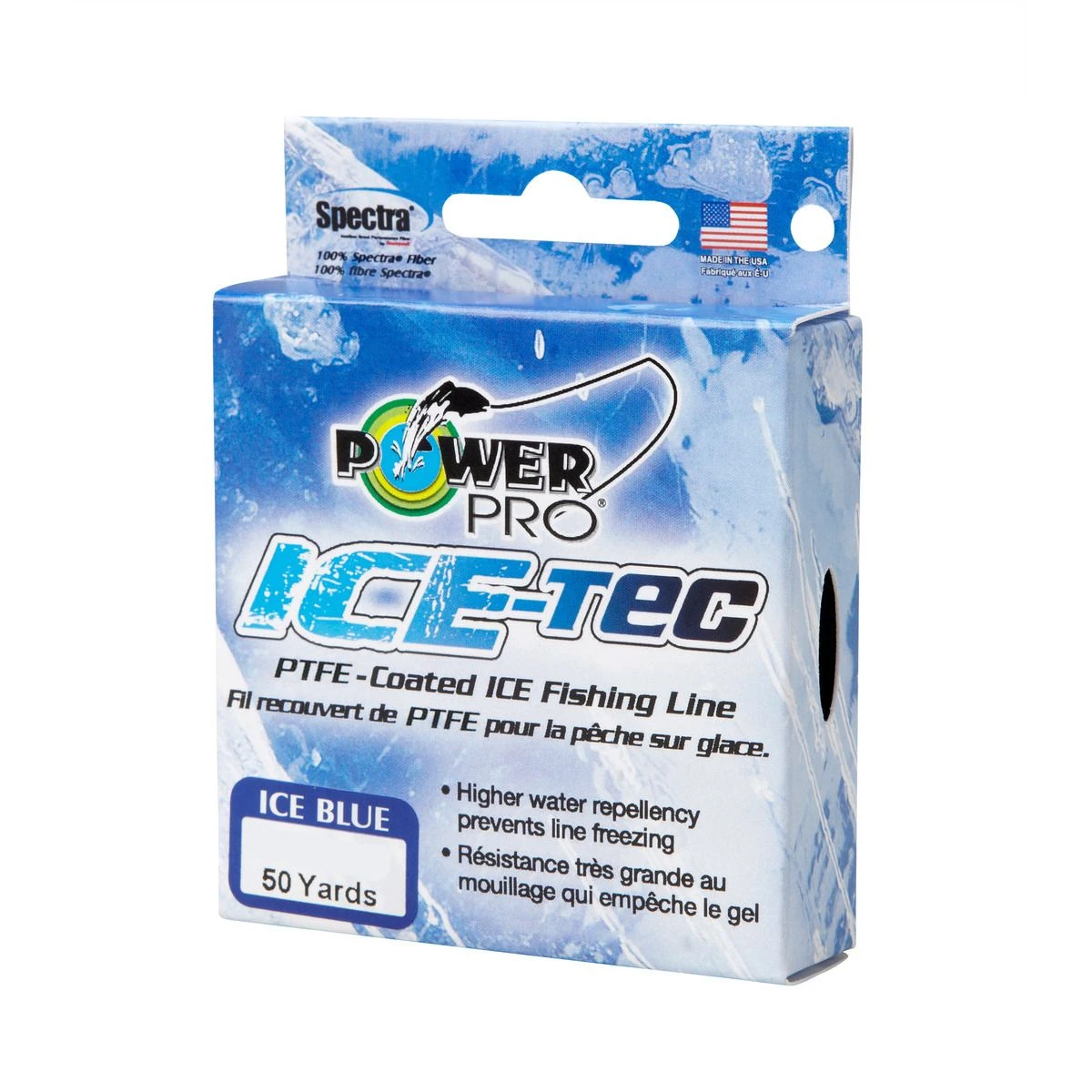 Power Pro Ice-Tec Blue, 50 YD, 15 LB Ice Line, 015050A 3 Power Pro Ice-Tec Blue, 50 YD, 15 LB Ice Line, 015050A