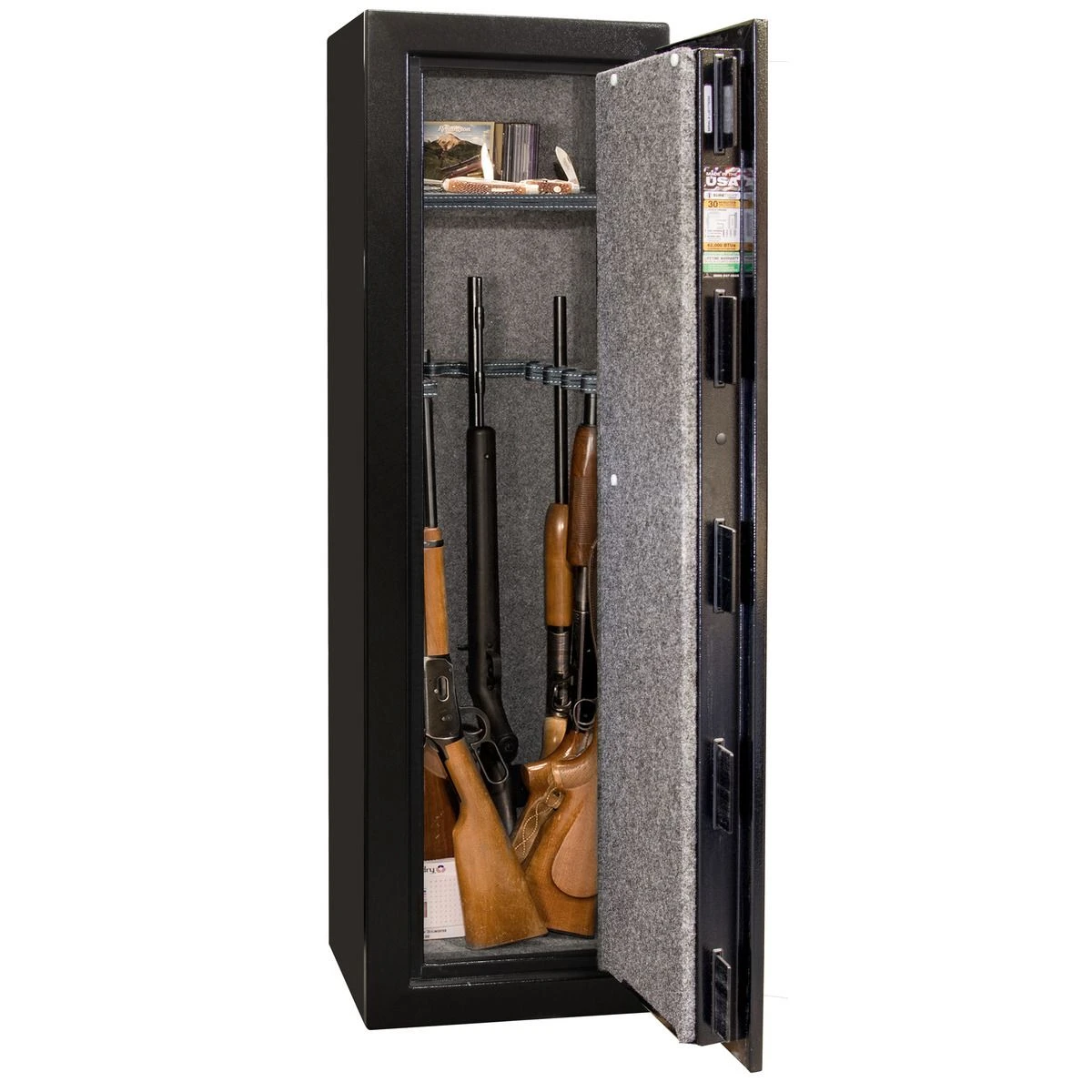 Liberty Safe Centurion 12-Gun Black E-Lock Safe, Black Textured, CN12-BKT-E 4 Liberty Safe Centurion 12-Gun Black E-Lock Safe, Black Textured, CN12-BKT-E - Image 2