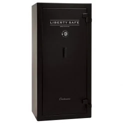 Liberty Safe Centurion 24-Gun Black E-Lock Safe, Black Textured, CN24-BKT-FE-DP