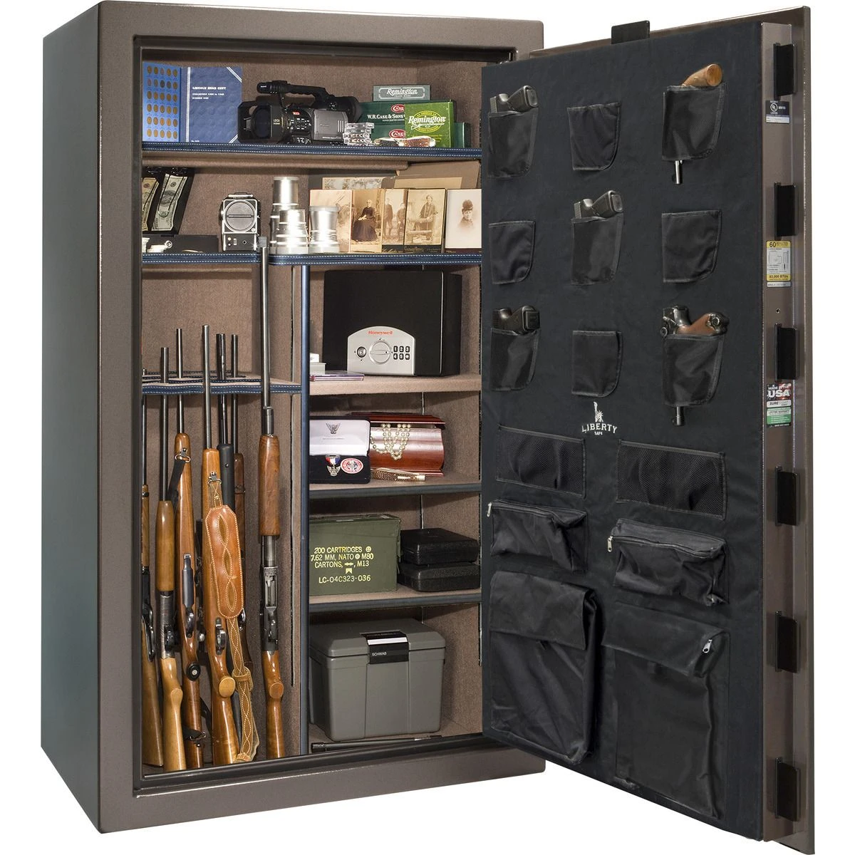 Liberty Safe Patriot 50-Gun Gray Marble E-Lock, Gray Marble, PS50-GYM-75E 4 Liberty Safe Patriot 50-Gun Gray Marble E-Lock, Gray Marble, PS50-GYM-75E - Image 2