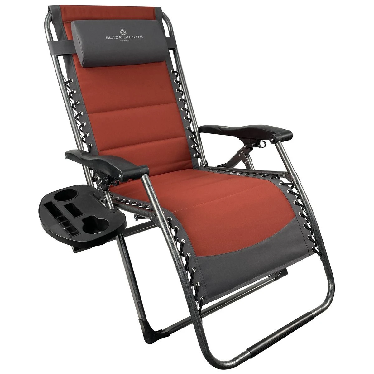 Black Sierra Equipment XL HD Padded Zero Gravity Lounger, ZGCH-008-BTH-BSE 3 Black Sierra Equipment XL HD Padded Zero Gravity Lounger, ZGCH-008-BTH-BSE