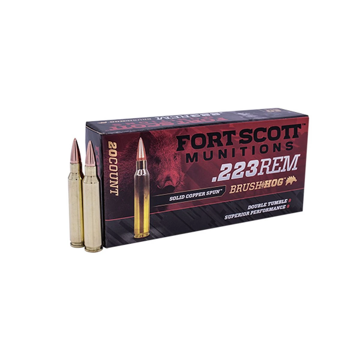 Fort Scott Munitions 223 Rem 55 Grain Centerfire Rifle Ammunition, 223-055-SCV 3 Fort Scott Munitions 223 Rem 55 Grain Centerfire Rifle Ammunition, 223-055-SCV
