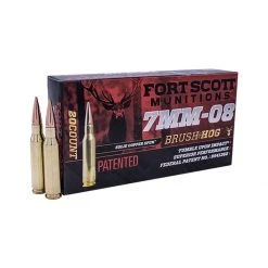 Fort Scott Munitions 7MM-08 REMINGTON 120 Grain Centerfire Rifle Ammunition, 7MM08-120-SCV1